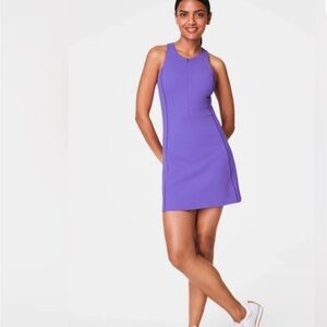 Spanx Get Moving Sleeveless Purple Dress / Romper